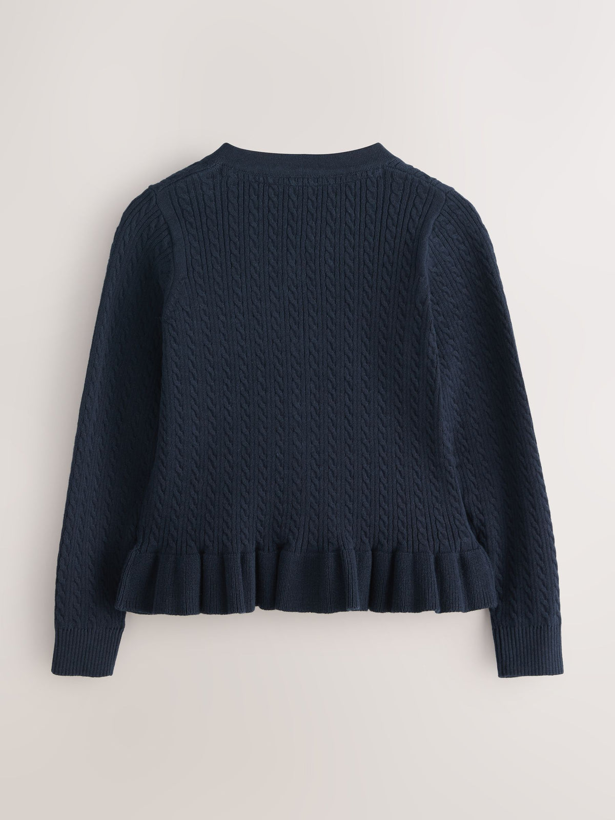 Dsiney Kidz - Clarks Navy Bow Front Knitted School Cardigan image 6