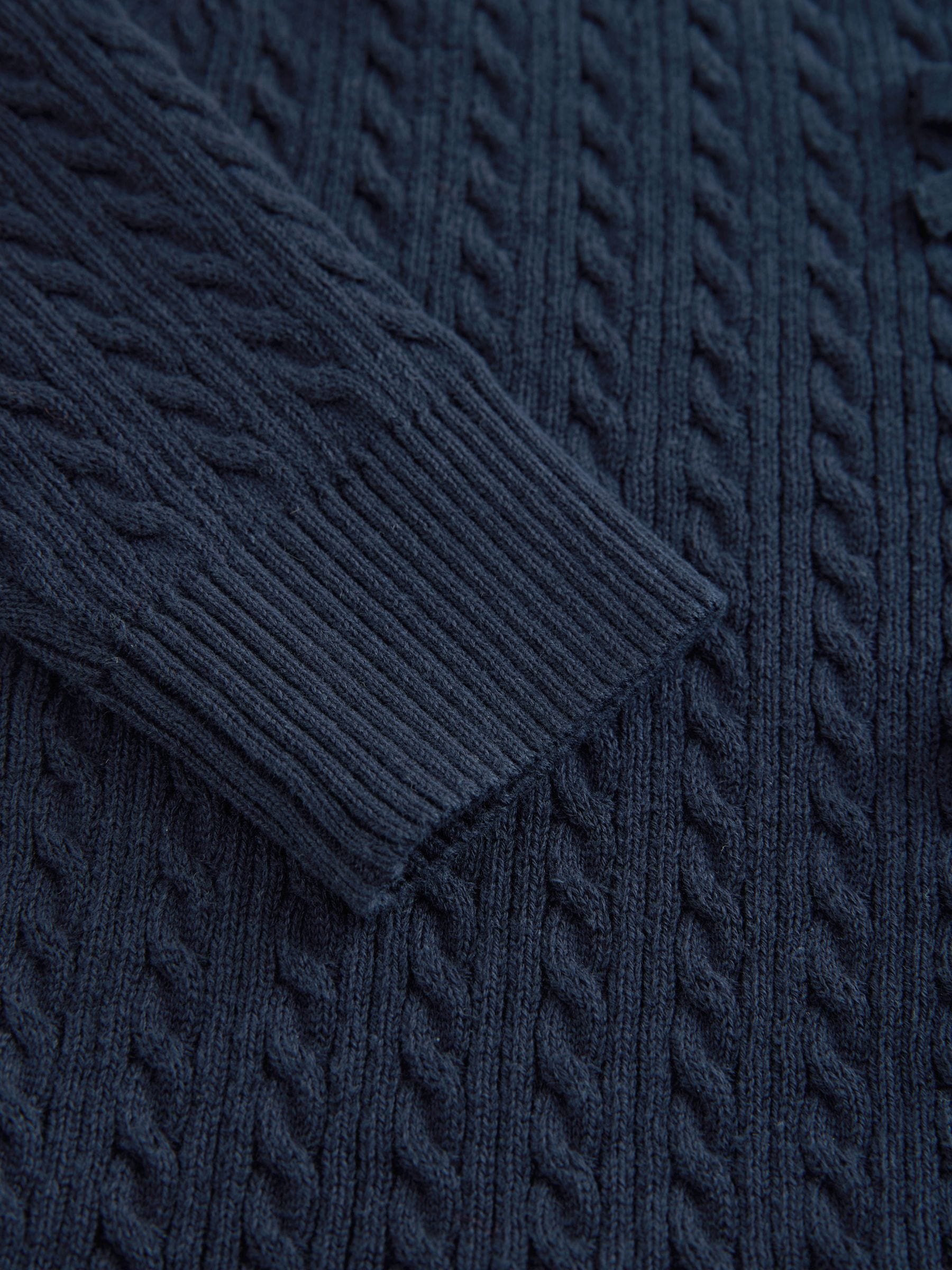 Dsiney Kidz - Clarks Navy Bow Front Knitted School Cardigan image 9