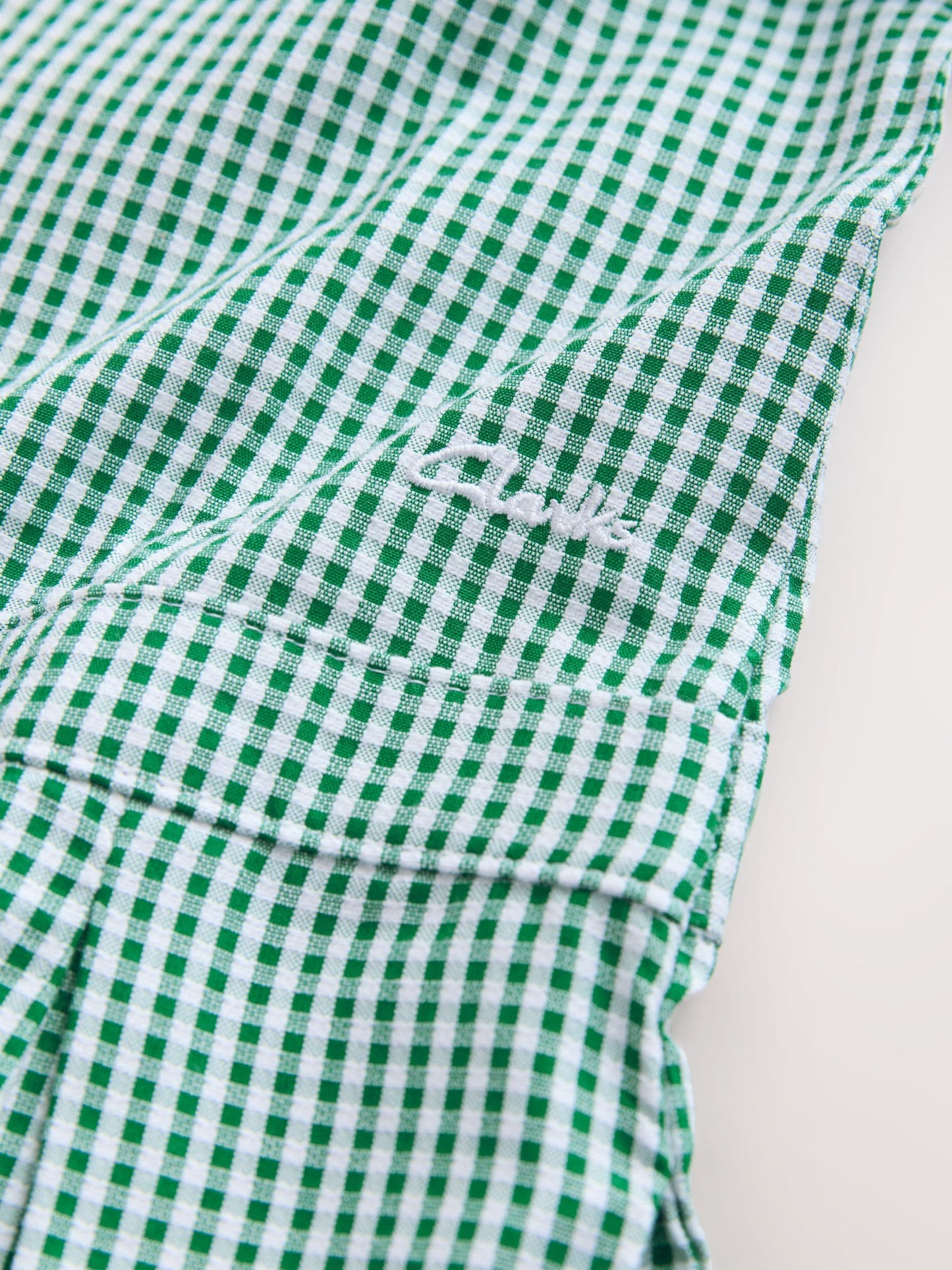 Clarks Green Gingham Zip Front School Dresses 2 Pack image 5
