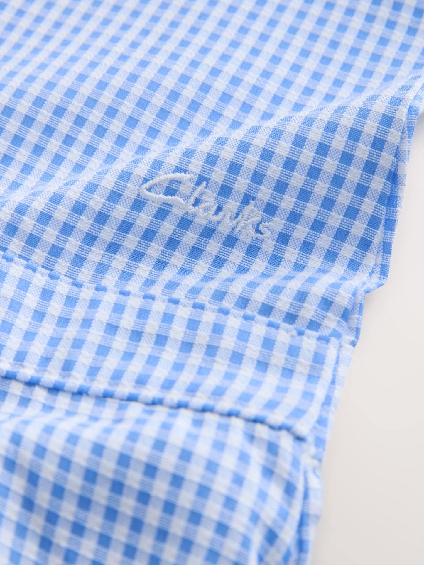 Clarks Blue Gingham Zip Front School Dresses 2 Pack image 4