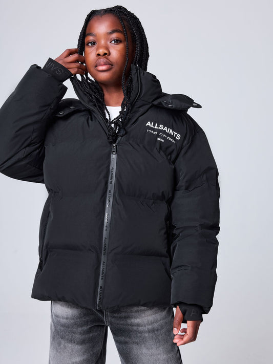 smALLSAINTS Black Underground Short Padded Coat - image 1