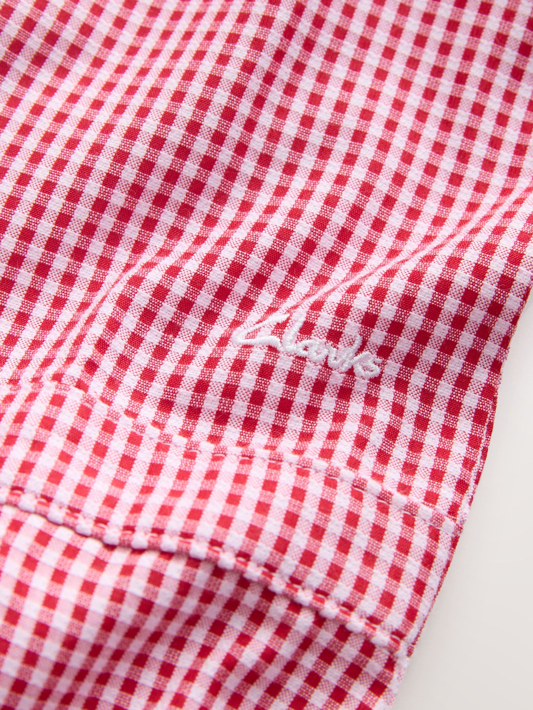 Clarks Red Gingham Zip Front School Dresses 2 Pack image 5