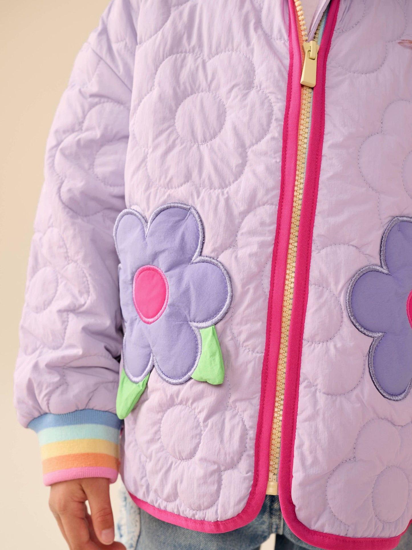Dsiney Kidz - Little Bird by Jools Oliver Lilac Purple Heart and Borg Jacket image 8