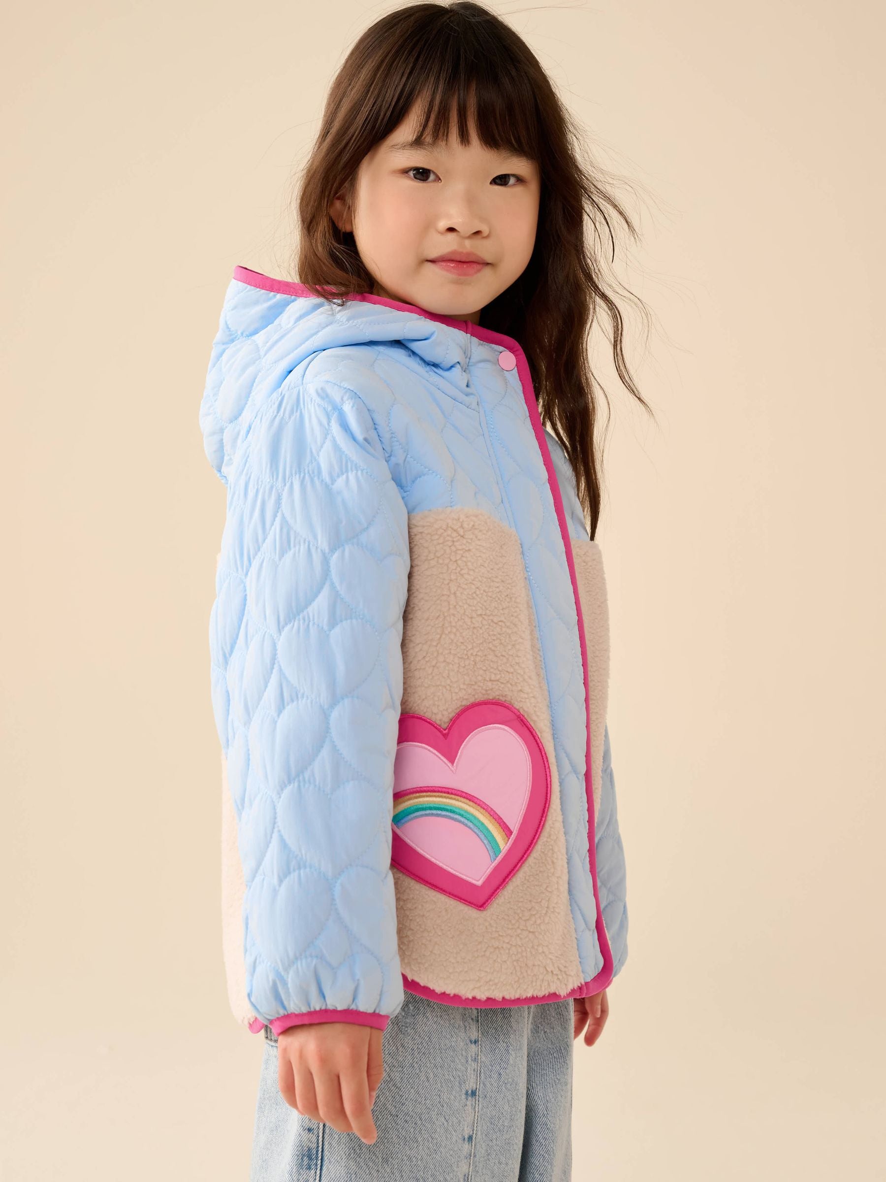Dsiney Kidz - Little Bird by Jools Oliver Blue Heart and Borg Jacket image 2