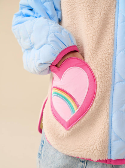 Dsiney Kidz - Little Bird by Jools Oliver Blue Heart and Borg Jacket image 5
