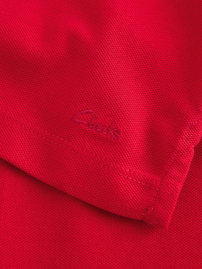 Dsiney Kidz - Clarks Red Short Sleeve School Polo Shirts 3 Pack image 6