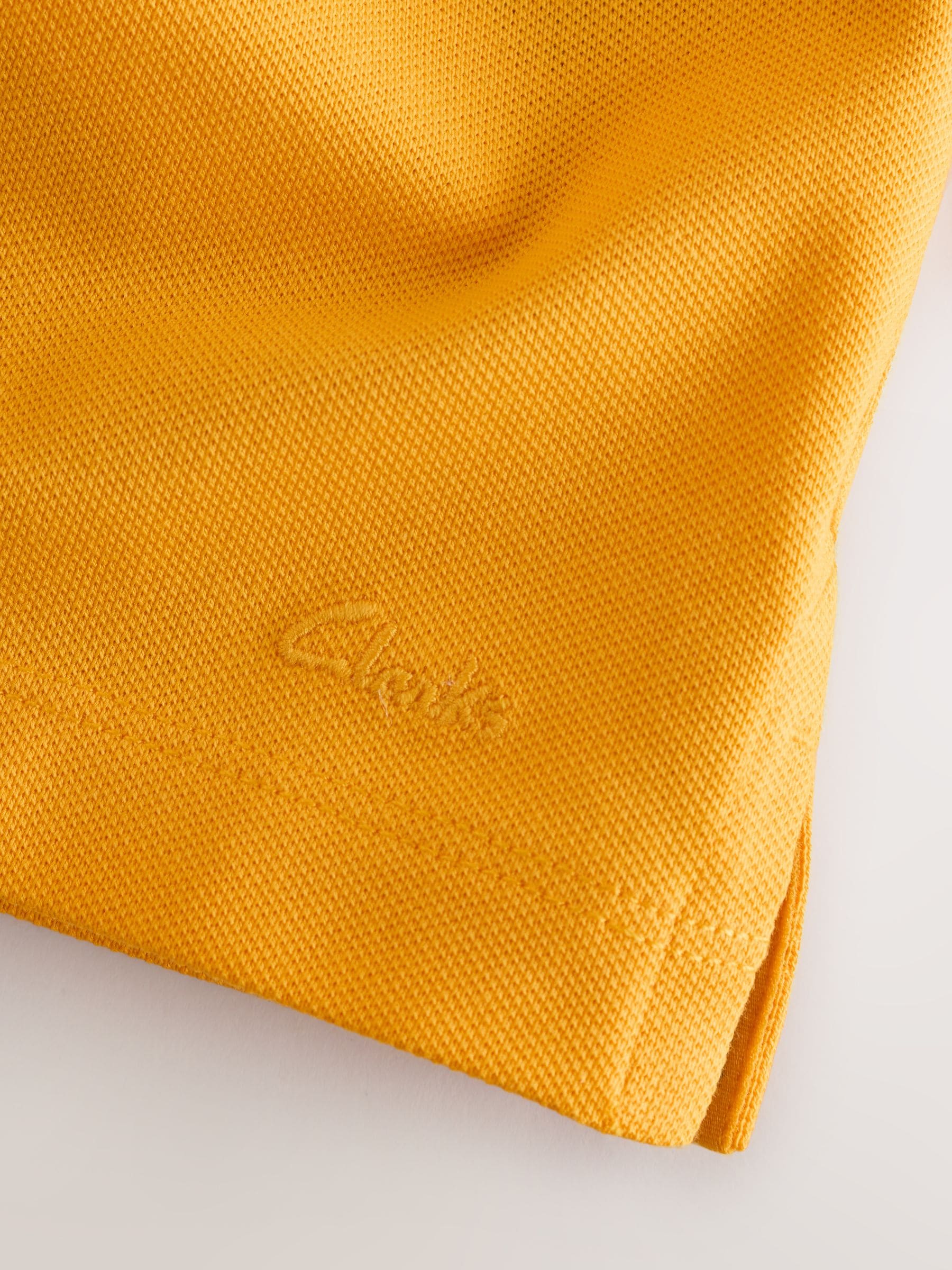 Dsiney Kidz - Clarks Yellow Short Sleeve School Polo Shirts 3 Pack image 5
