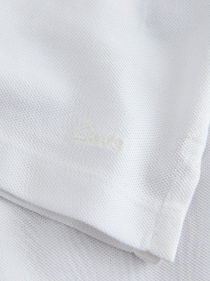 Dsiney Kidz - Clarks White Short Sleeve School Polo Shirts 3 Pack image 6