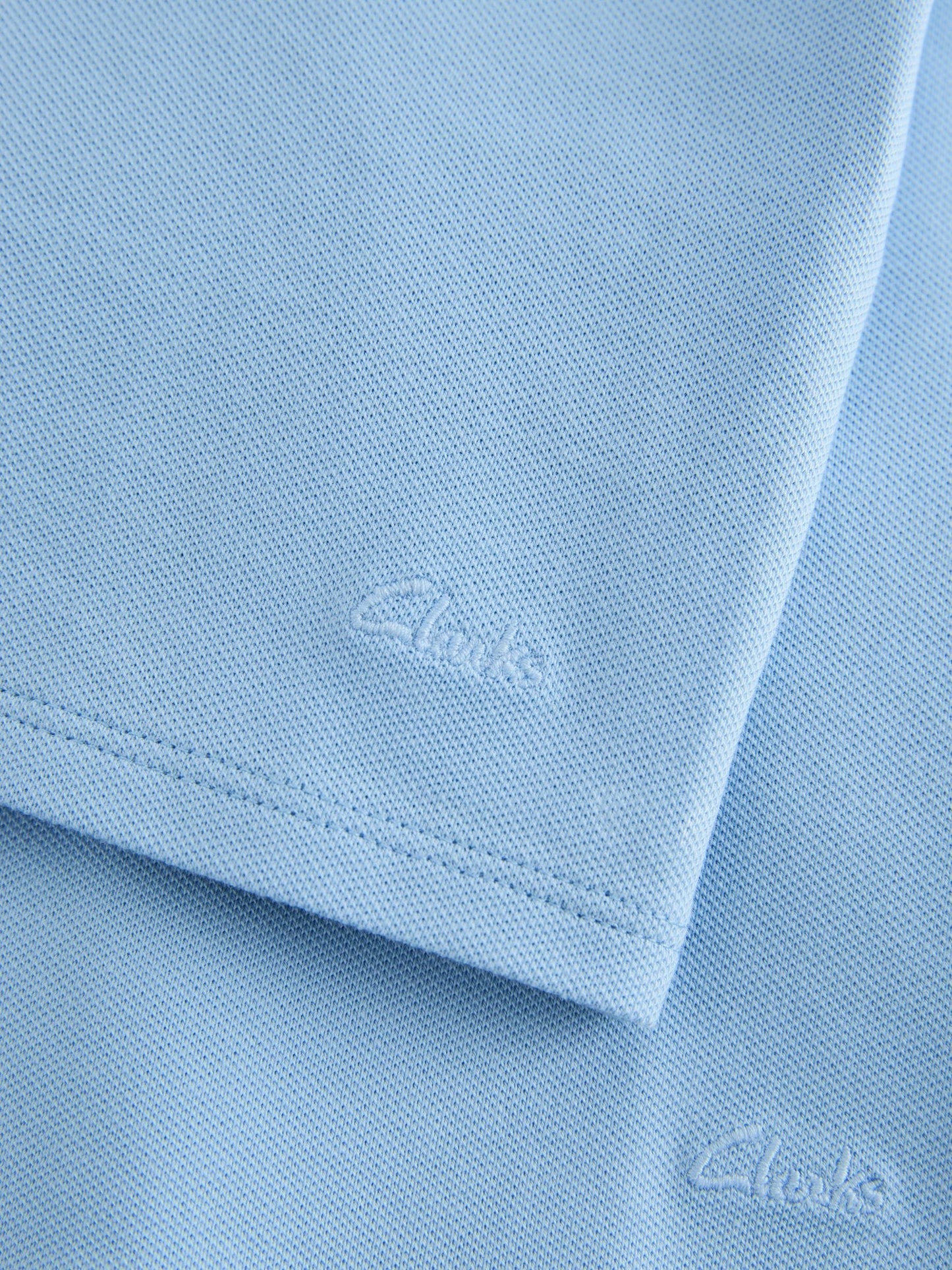 Dsiney Kidz - Clarks Blue Short Sleeve School Polo Shirts 3 Pack image 6