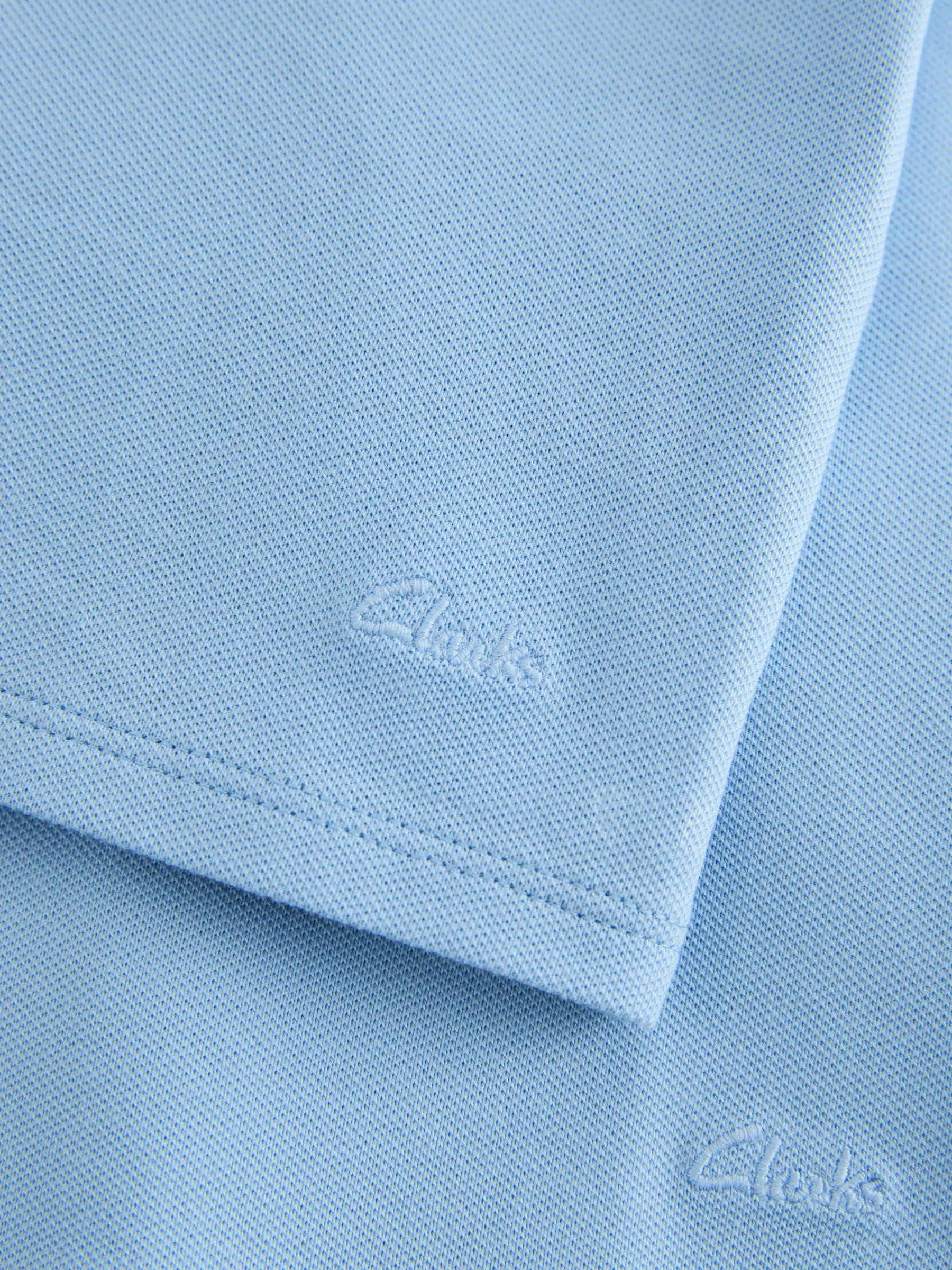 Dsiney Kidz - Clarks Blue Short Sleeve School Polo Shirts 3 Pack image 6