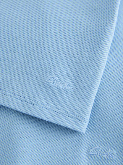 Dsiney Kidz - Clarks Blue Short Sleeve School Polo Shirts 3 Pack image 6