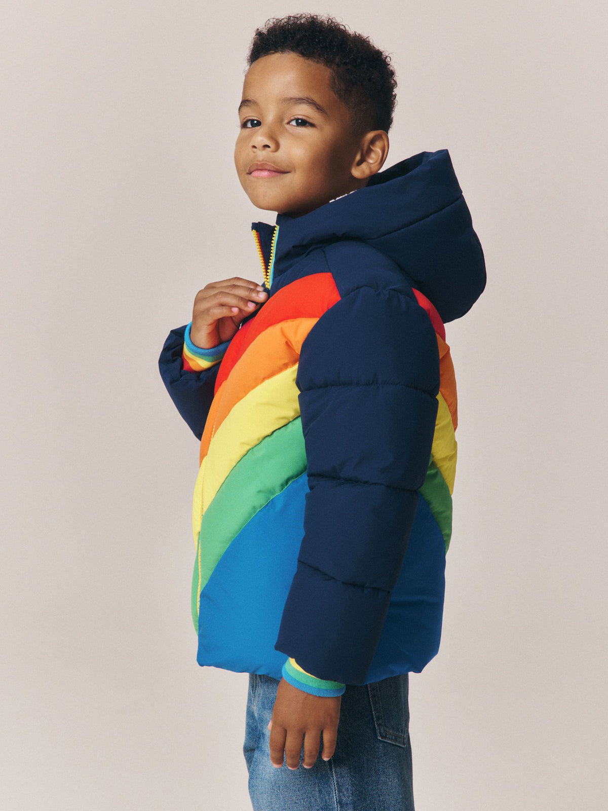 Dsiney Kidz - Little Bird by Jools Oliver Rainbow Swoosh Coat image 2