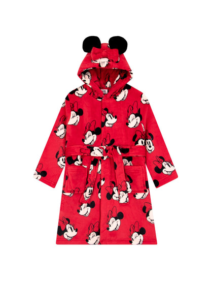 Character Red Disney Minnie Mouse Dressing 3D Ears And Bow Gown image 1