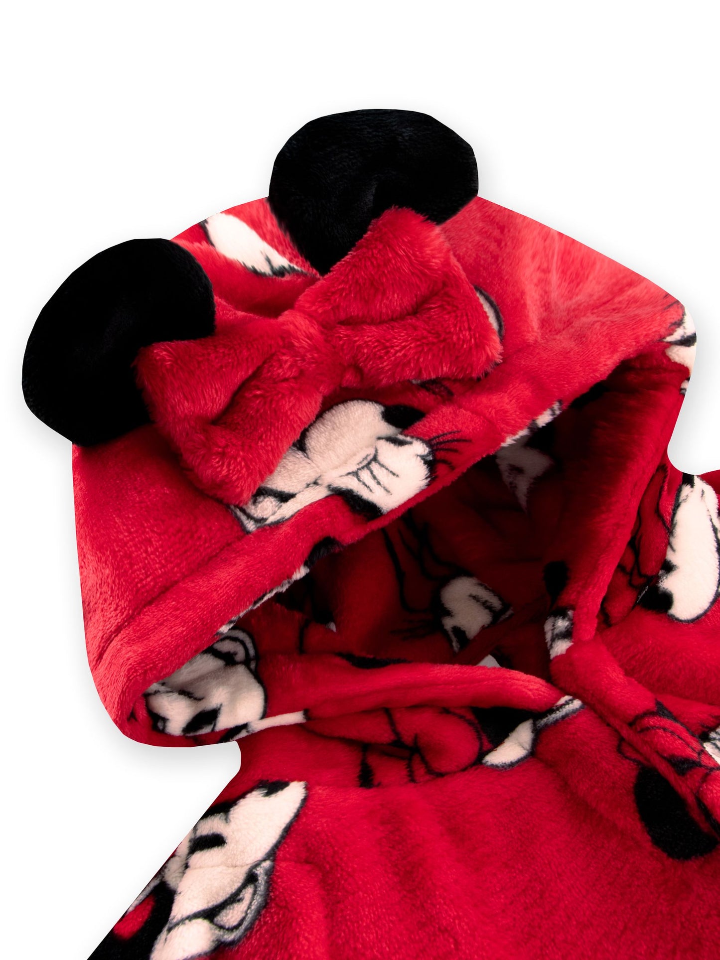 Character Red Disney Minnie Mouse Dressing 3D Ears And Bow Gown image 5
