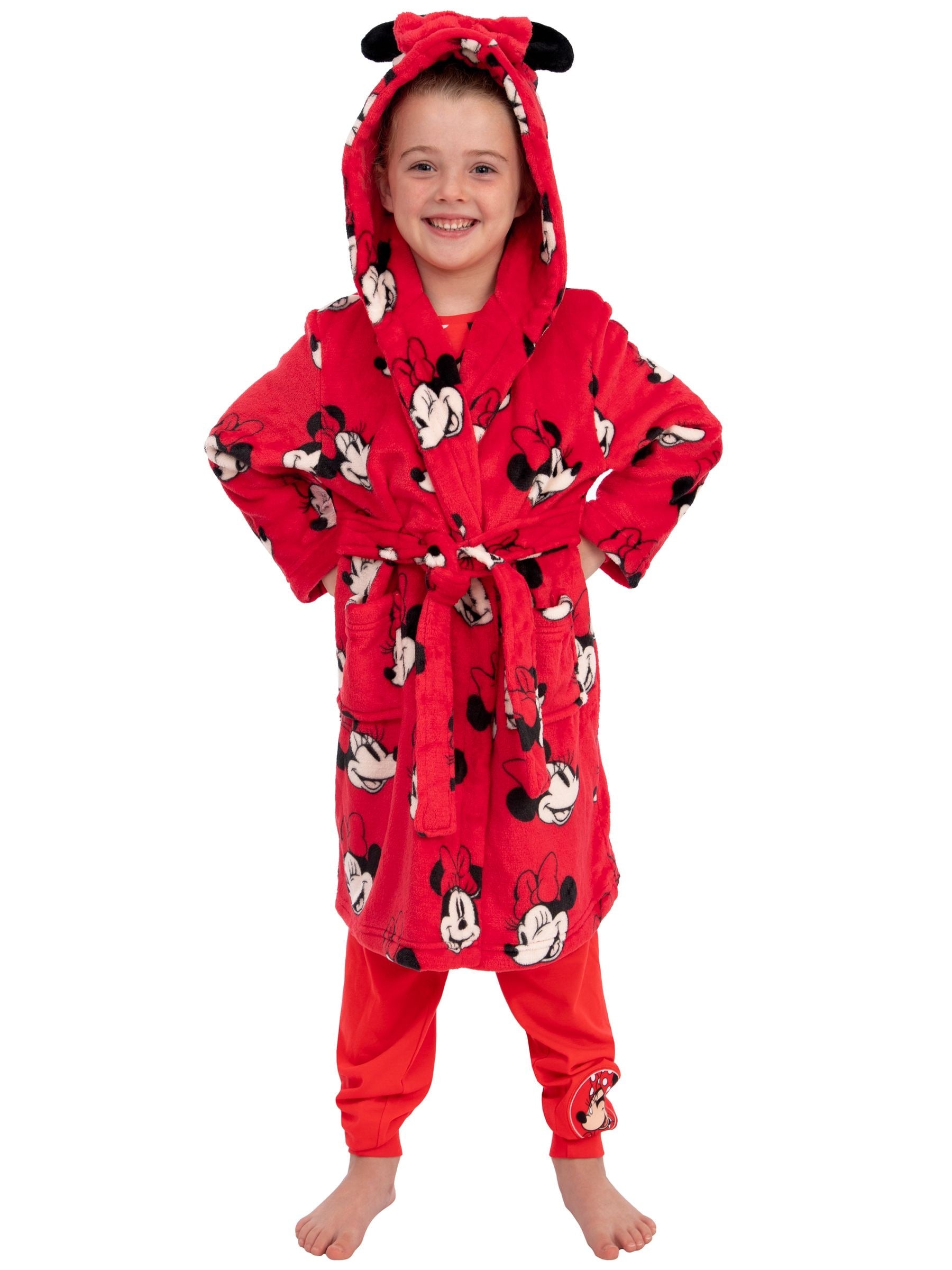 Character Red Disney Minnie Mouse Dressing 3D Ears And Bow Gown image 7