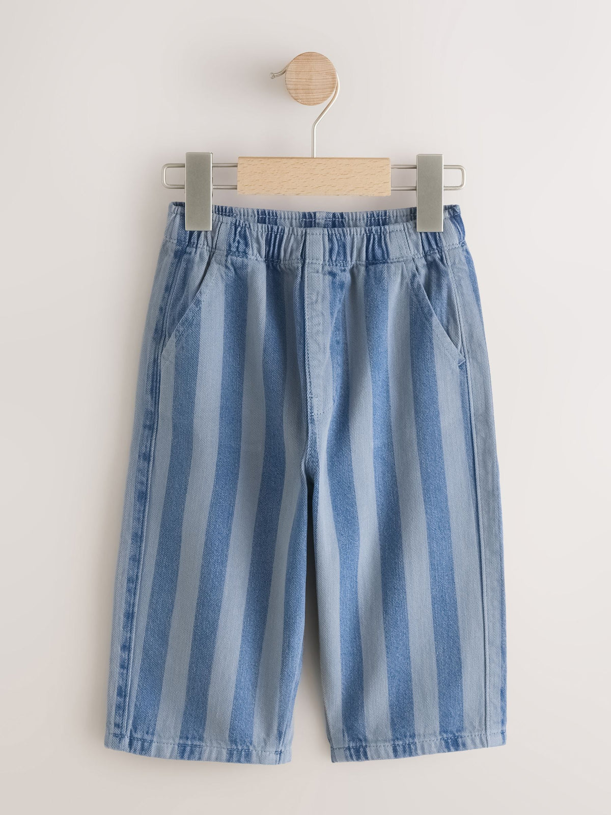 Dsiney Kidz - Blue Stripe Pull On Wide Trousers (3mths-7yrs) image 5