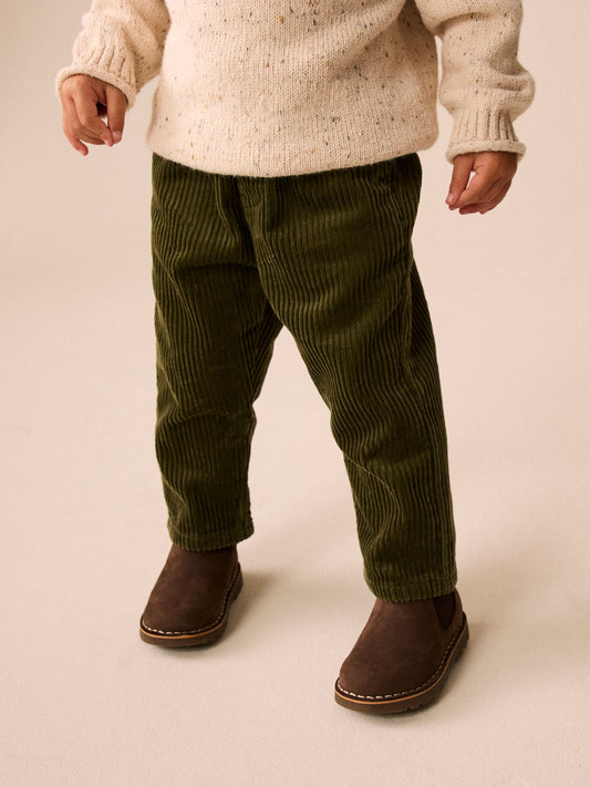 Khaki Green Jumbo Corduroy Trousers (3mths-7yrs) - image 1