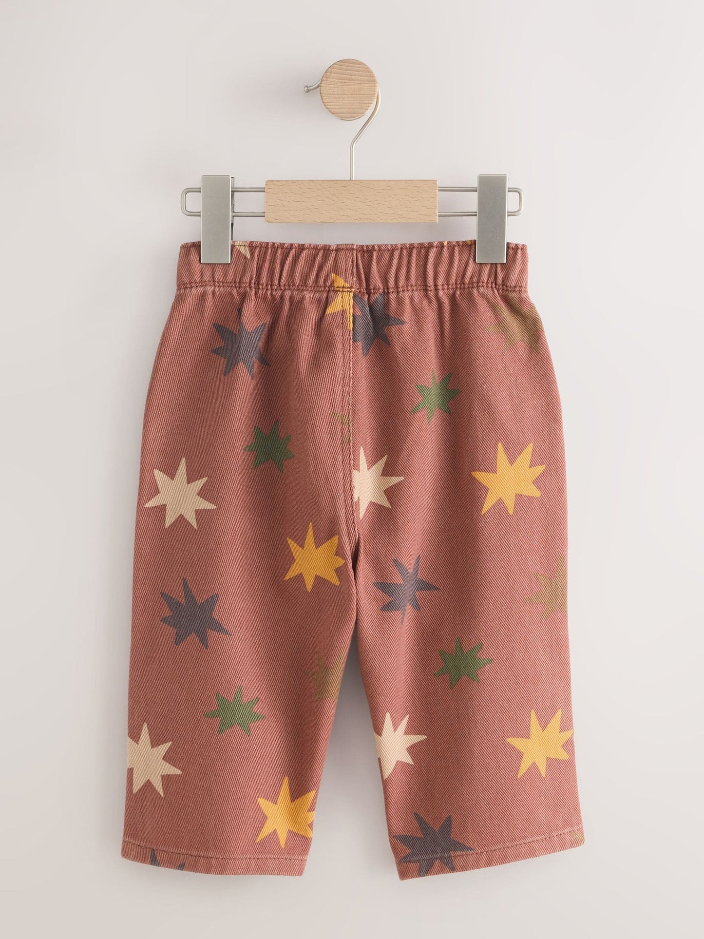 Multi Red Pull On Wide Trousers (3mths-7yrs) image 5