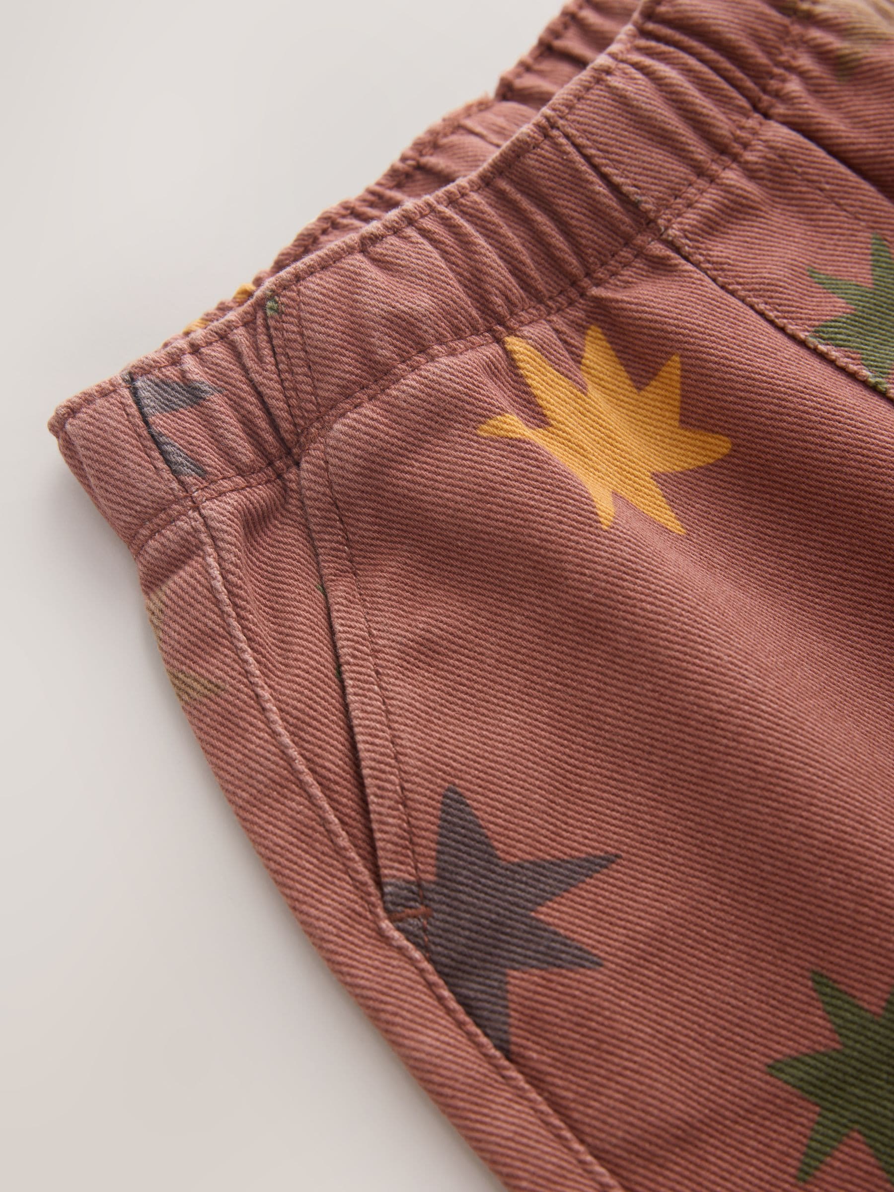 Multi Red Pull On Wide Trousers (3mths-7yrs) image 6