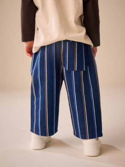 Multi Stripe Wide Fit Jeans (3mths-7yrs) image 3