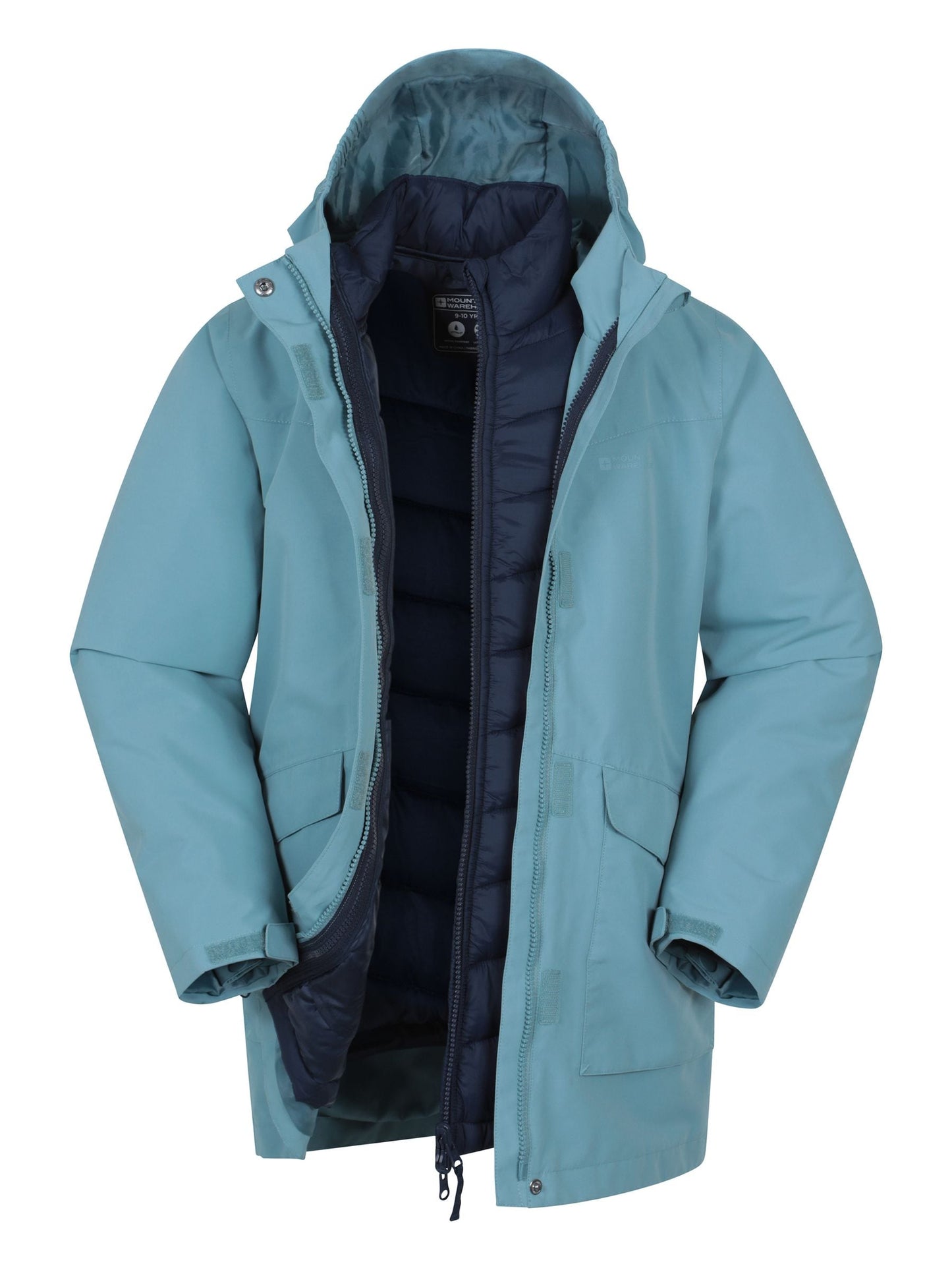 Dsiney Kidz - Mountain Warehouse Blue Alaskan Waterproof 3-in-1 Jacket image 1