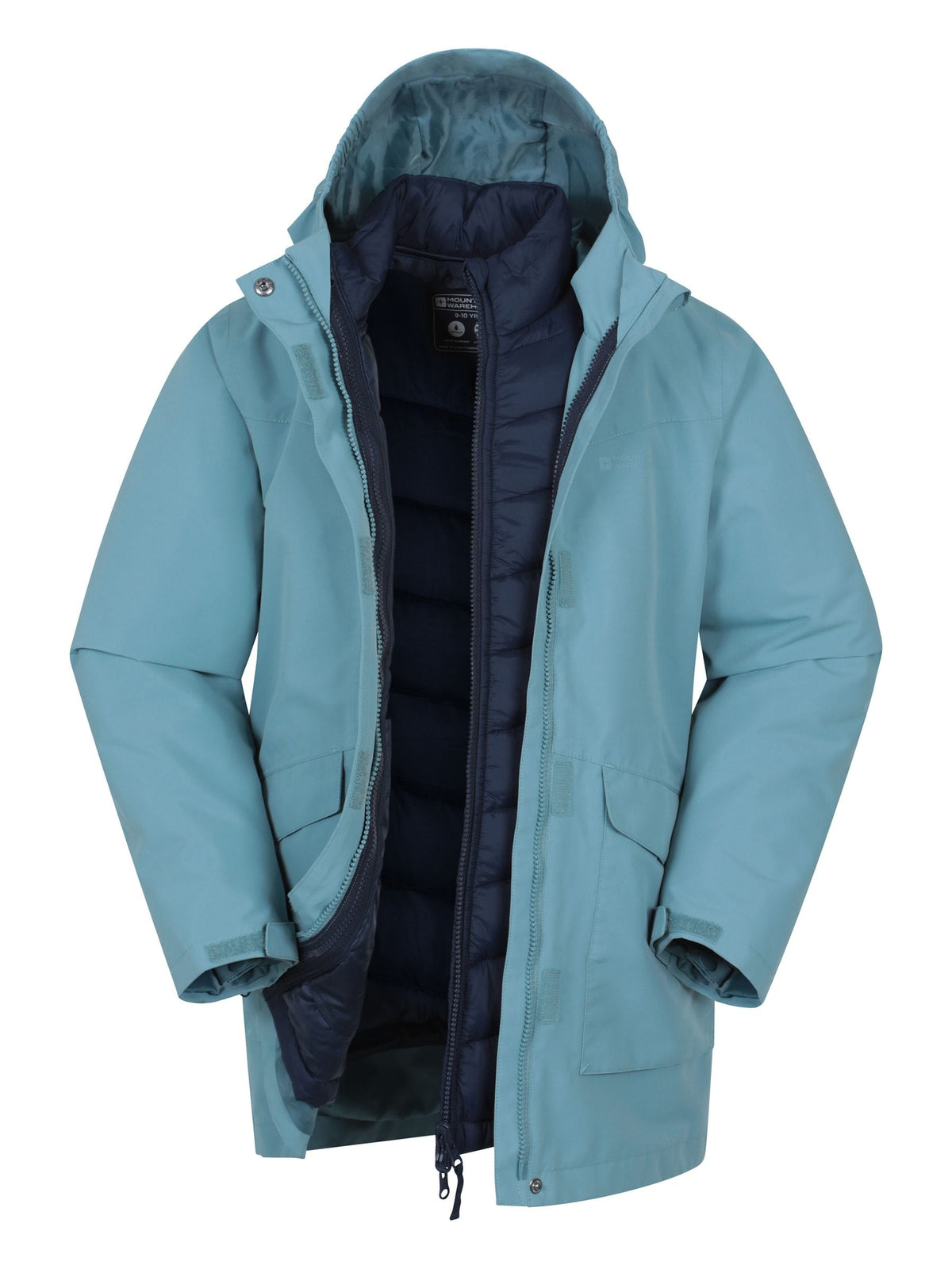 Dsiney Kidz - Mountain Warehouse Blue Alaskan Waterproof 3-in-1 Jacket image 1