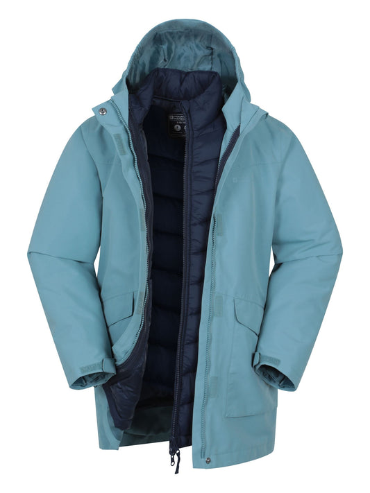 Dsiney Kidz - Mountain Warehouse Blue Alaskan Waterproof 3-in-1 Jacket image 1