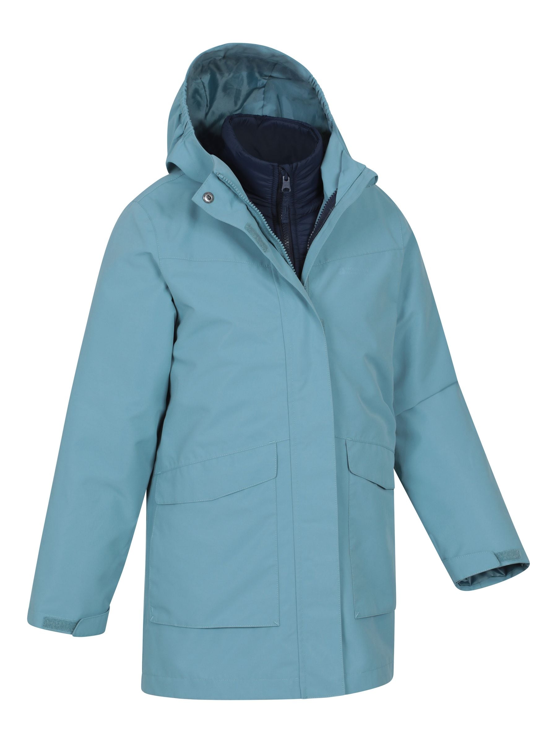 Dsiney Kidz - Mountain Warehouse Blue Alaskan Waterproof 3-in-1 Jacket image 2