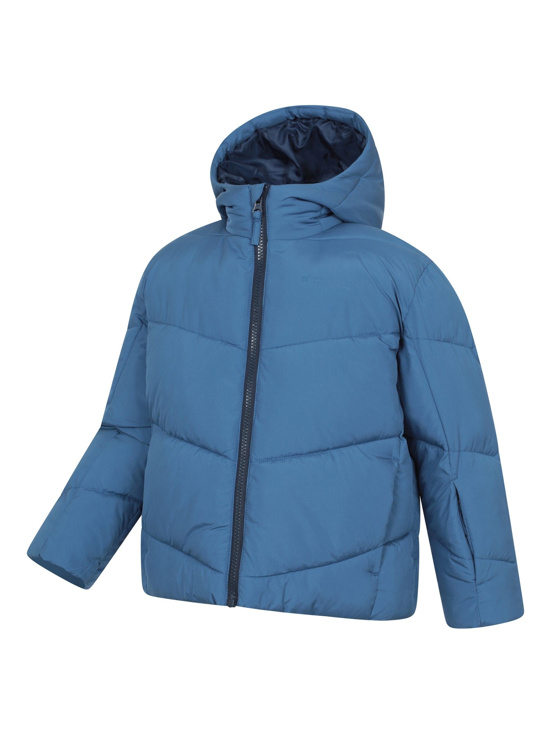 Dsiney Kidz - Mountain Warehouse Blue Cortina Water Resistant Padded Ski Jacket image 3
