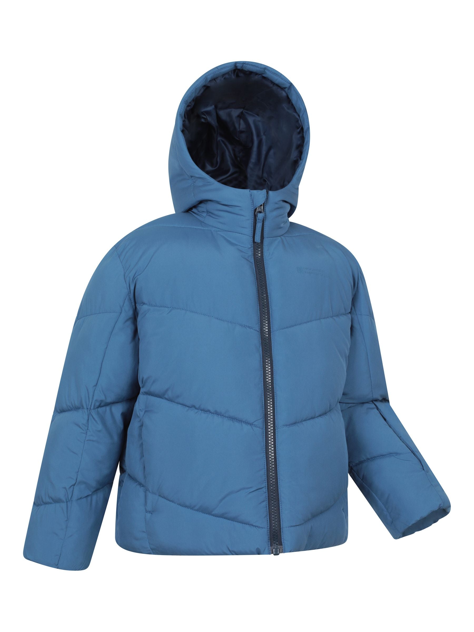 Dsiney Kidz - Mountain Warehouse Blue Cortina Water Resistant Padded Ski Jacket image 4