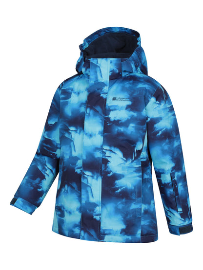 Mountain Warehouse Blue Printed Ski Jacket & Joggers Set image 4