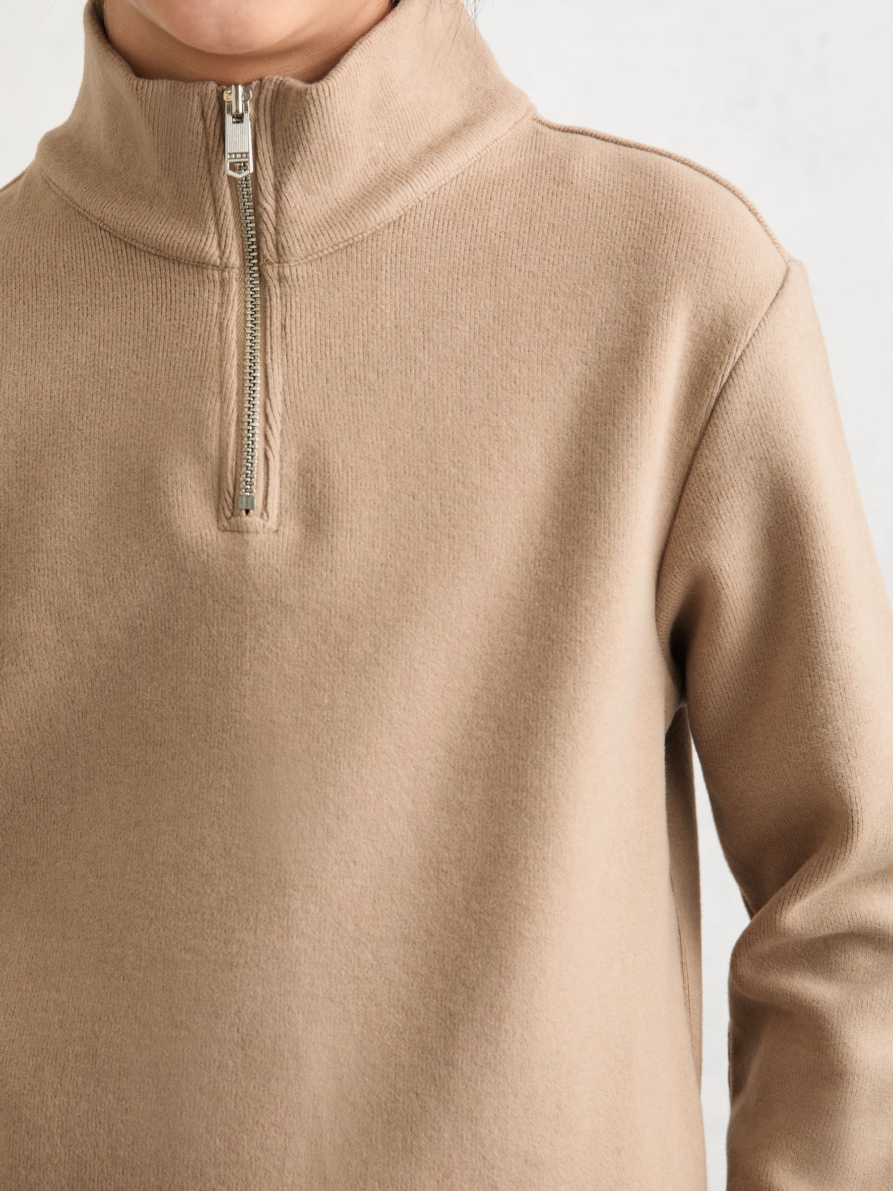 Reiss Camel Bosser 3-9 yrs Half-Zip Sweatshirt and Joggers Set image 5