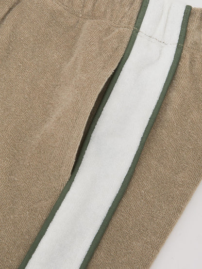 Reiss Sage/White Raven 3-9 yrs Towelling Colour-Block Shorts image 4