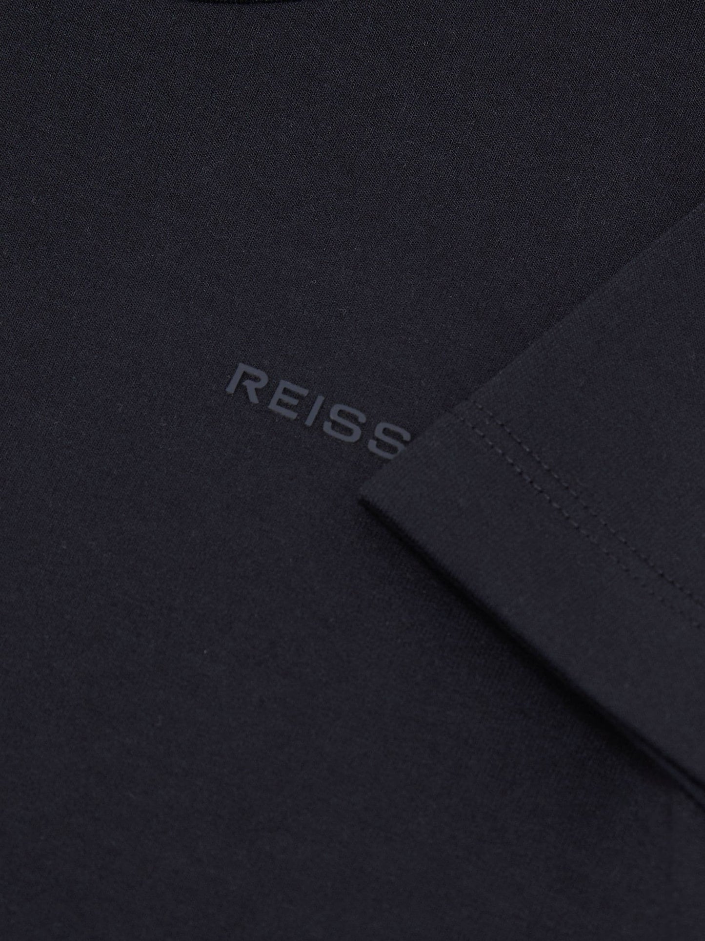 Reiss Navy Wesley 9-13 yrs Premium Interlock Logo T-Shirt image 1