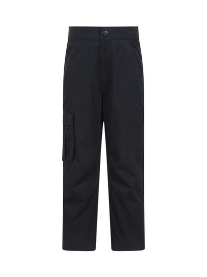Mountain Warehouse Black Winter Trek Fleece Lined Trousers image 1
