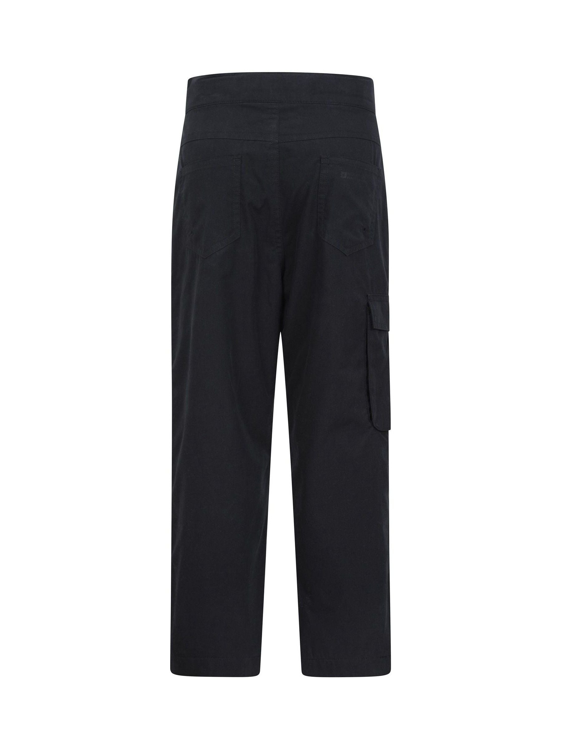 Mountain Warehouse Black Winter Trek Fleece Lined Trousers image 2