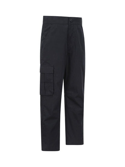 Mountain Warehouse Black Winter Trek Fleece Lined Trousers image 3