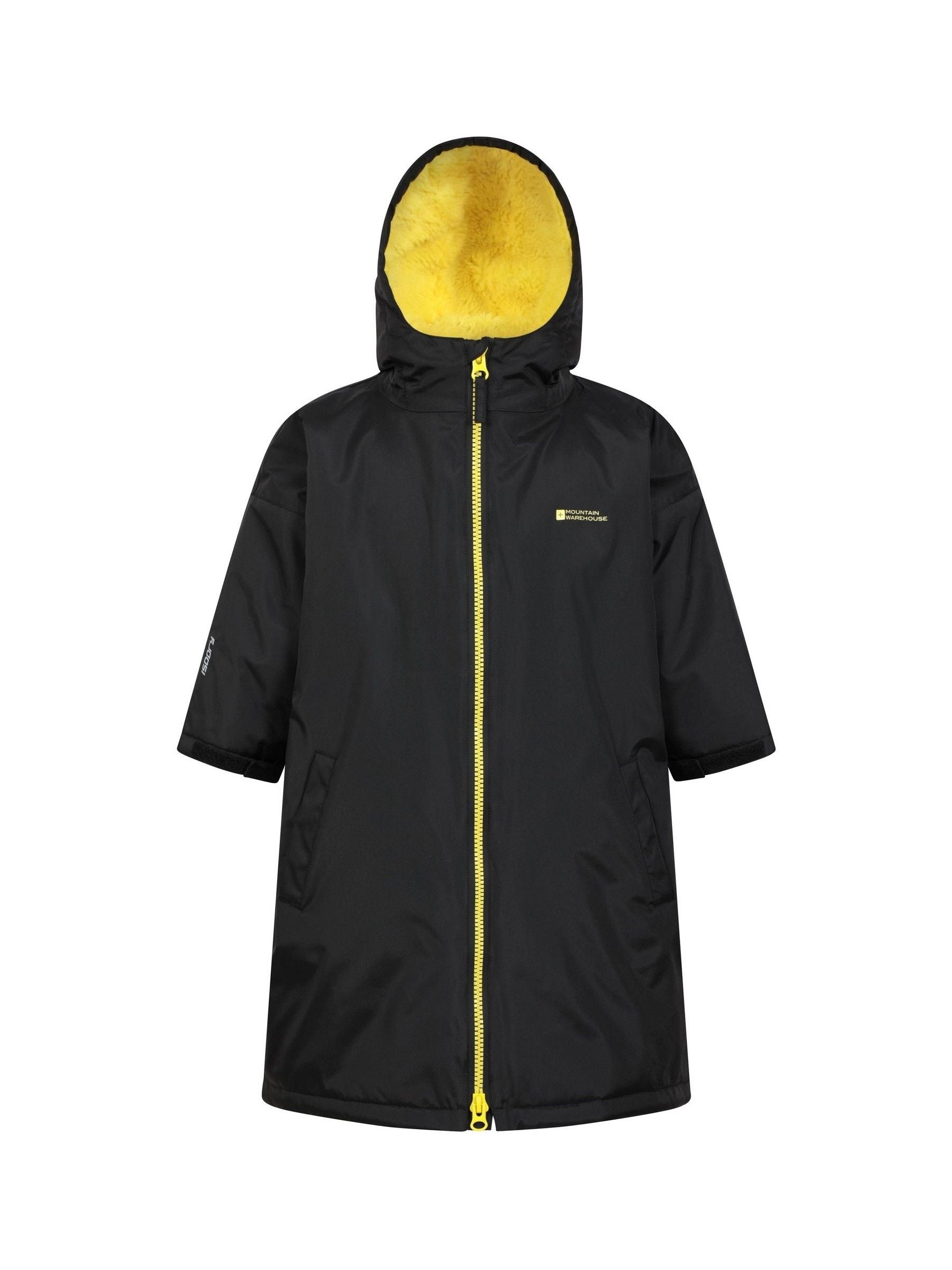 Mountain Warehouse Black Tidal Kids Waterproof Changing Robe image 1