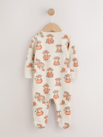 Neutral Halloween Hamish Baby Sleepsuit (0mths-2yrs) image 5