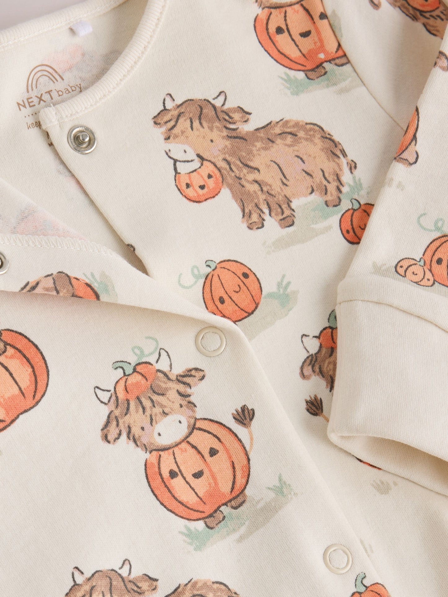 Neutral Halloween Hamish Baby Sleepsuit (0mths-2yrs) image 7