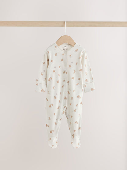Neutral Hamish Sleepsuit, Bodysuit, Hat and Bib Set 4 Piece (0-9mths) - image 2