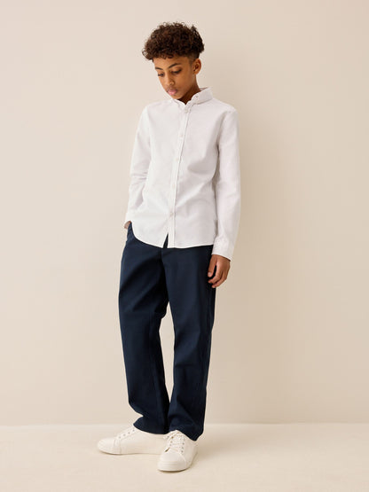 Dsiney Kidz - Navy Blue Loose Fit Stretch Chino Trousers (3-17yrs) image 1