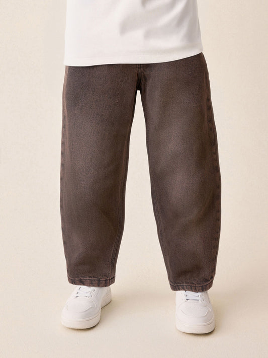 Brown Barrel Fit Authentic Jeans (3-16yrs) - image 1