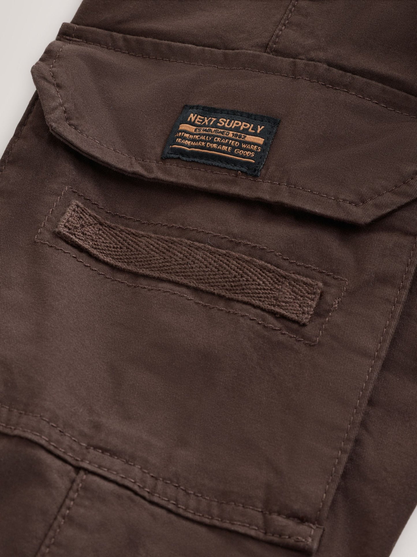 Dsiney Kidz - Brown Loose Fit Cargo Trousers (3-16yrs) image 10