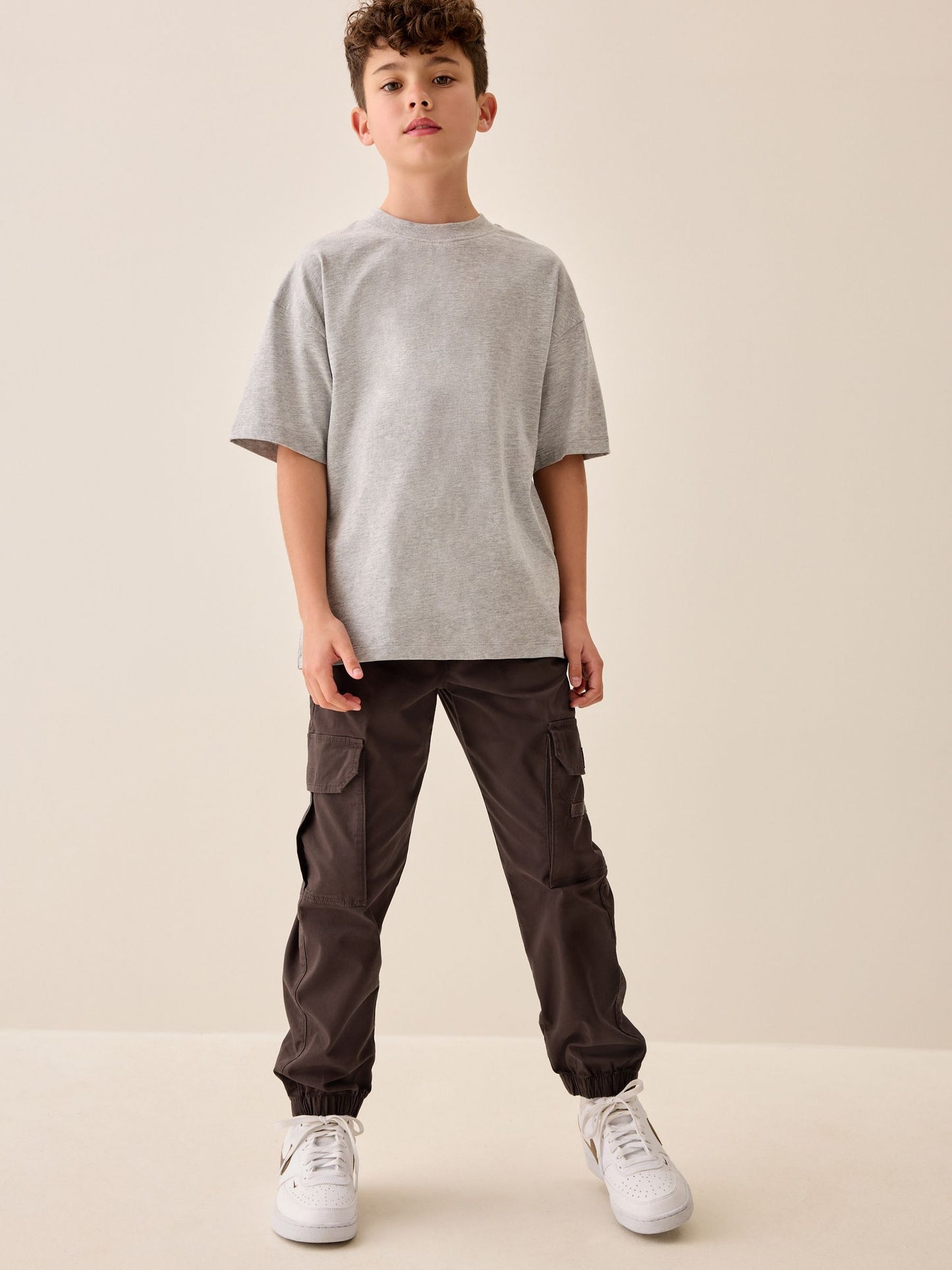 Dsiney Kidz - Brown Loose Fit Cargo Trousers (3-16yrs) image 2