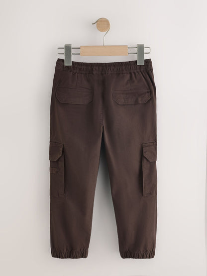 Dsiney Kidz - Brown Loose Fit Cargo Trousers (3-16yrs) image 8