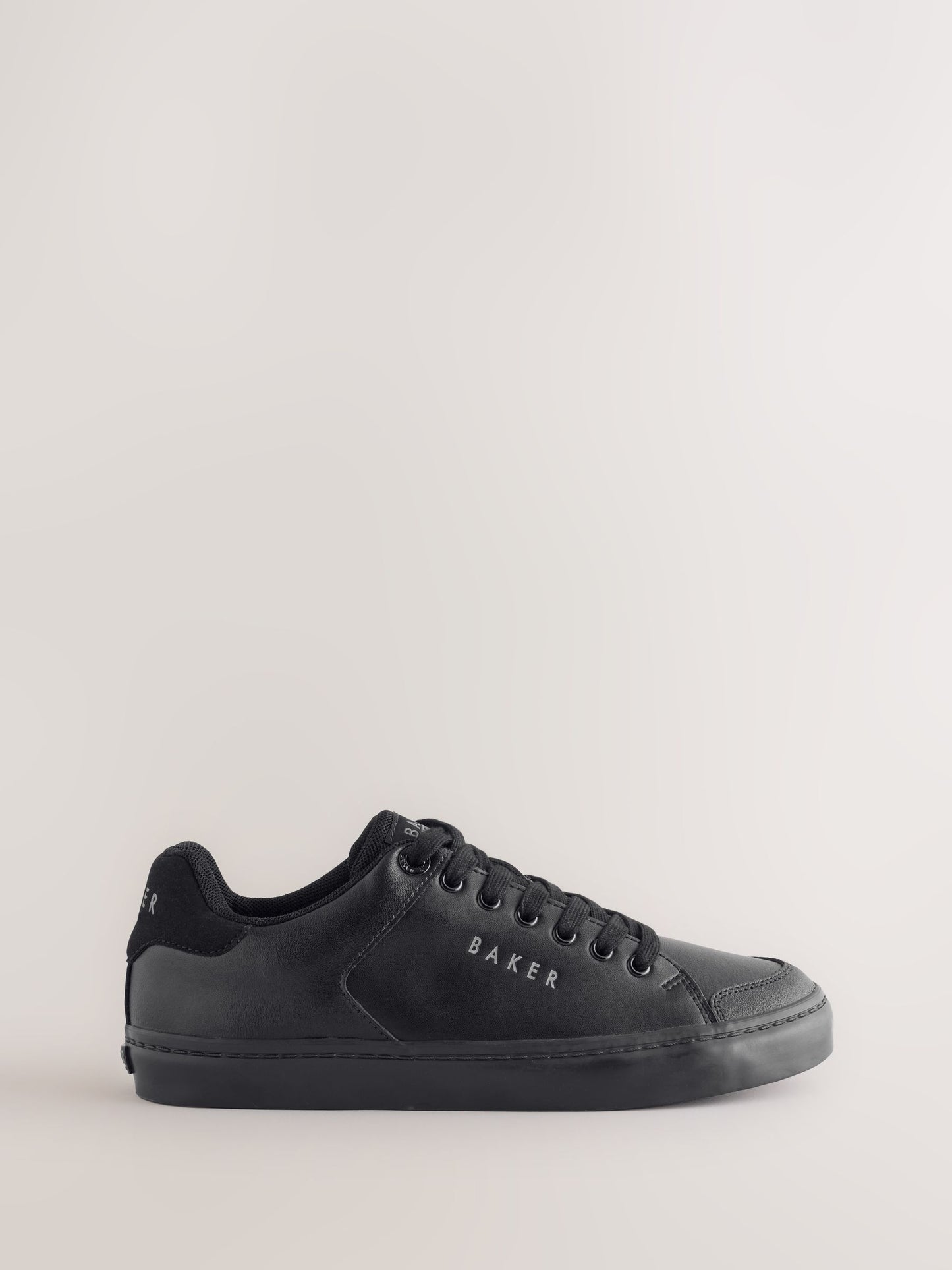 Baker by Ted Baker Black Back to School Branded Smart Trainers image 1