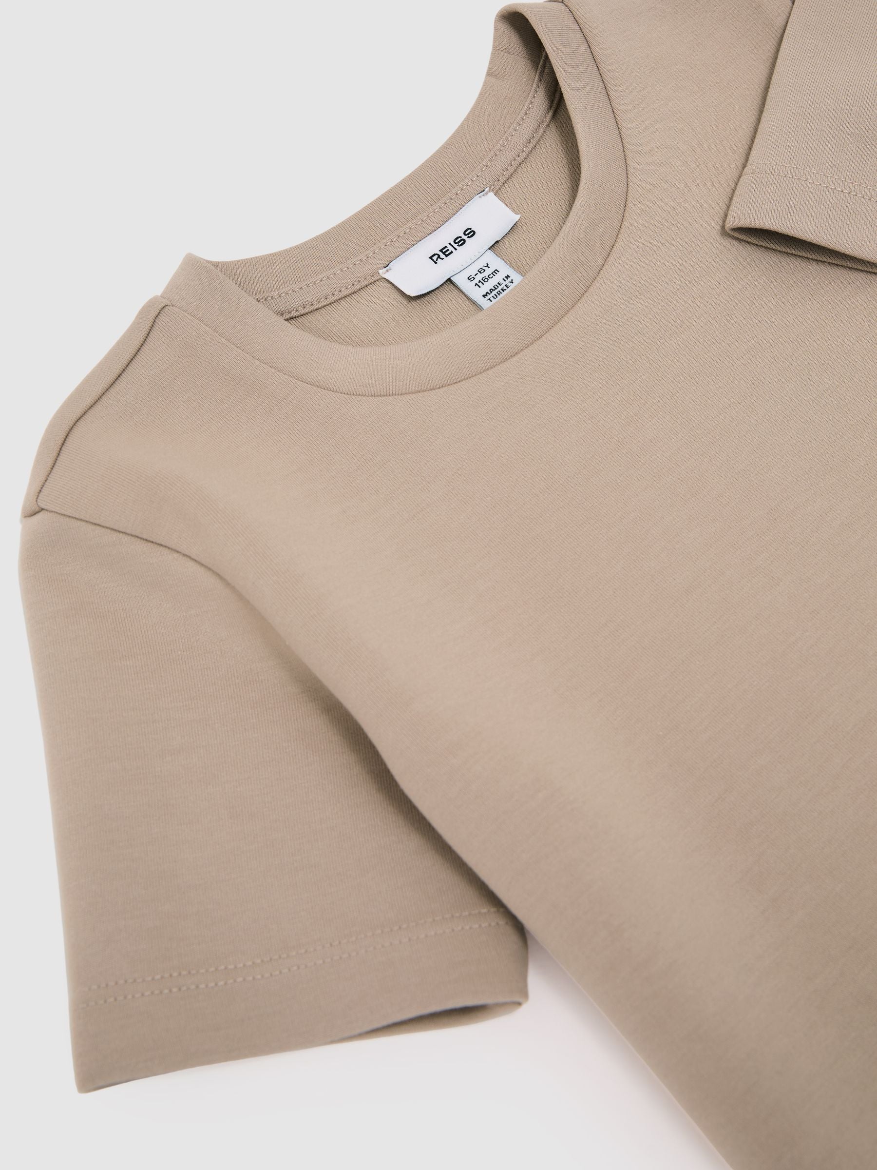 Reiss Stone Bradley 3-9 yrs Premium Interlock Crew-Neck T-Shirt image 3