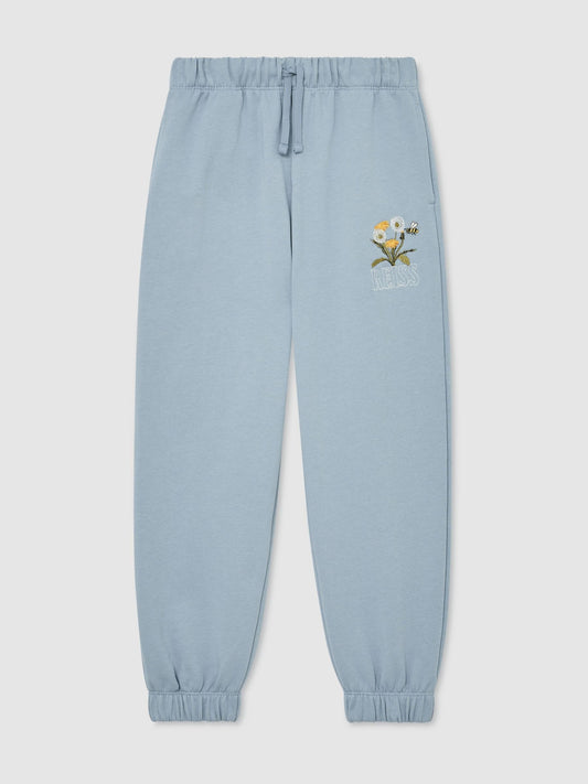 Reiss Pale Blue Dodd 13-14 yrs Cotton Dandelion Logo Cuffed Joggers image 1