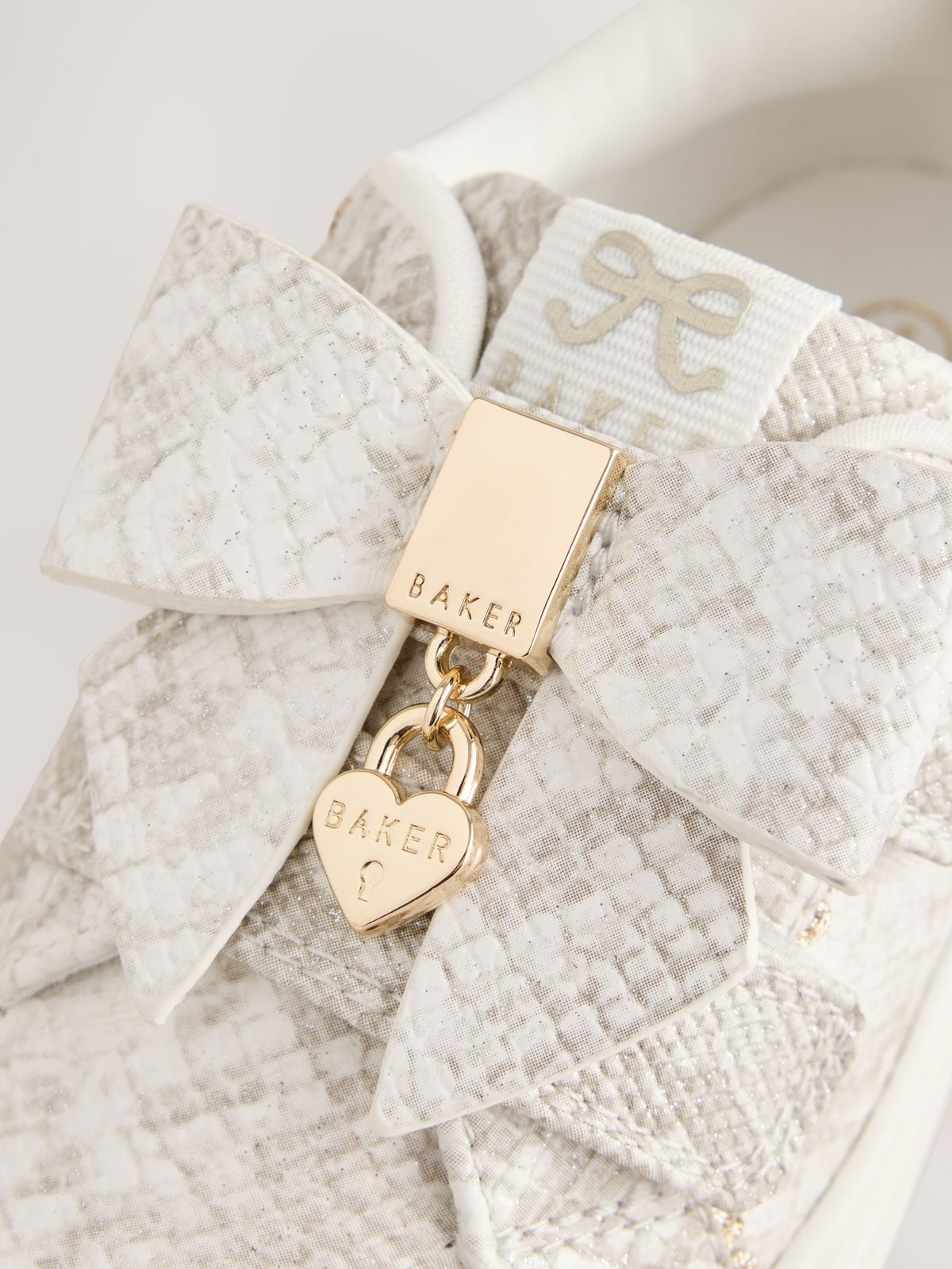 Baker by Ted Baker Snake Bow Occasion Trainers - image 3